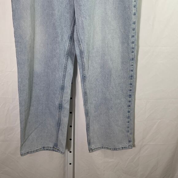 We The Free Pacifica High Rise Slim Straight Leg - Women Size 32 - Blue - Picture 3 of 6